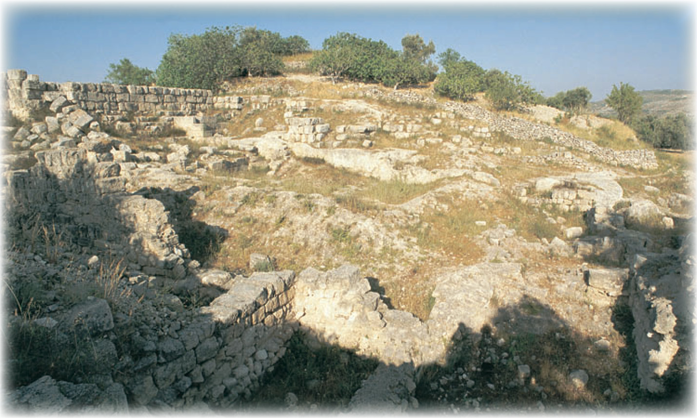 image of Ahab's palace in Samaria